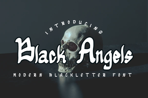 Black Angels: A Modern Blackletter Typeface for Bold Projects