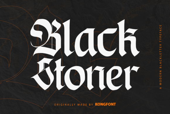 Black Stoner: A Vintage Blackletter Font for Bold Projects