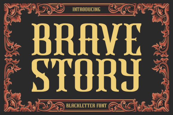 Brave Story: A Typeface of Grit and Grandeur