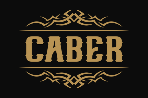 Caber: A Modern Blackletter Font for Bold Branding