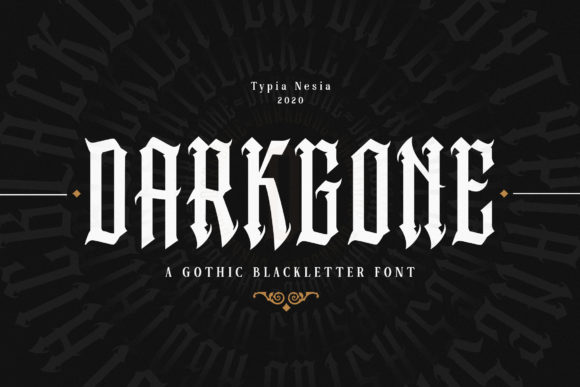 Darkgone: The Authentic Blackletter Typeface for Bold Projects