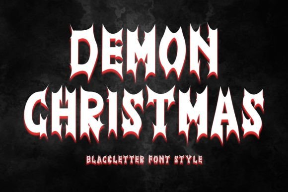Demon Christmas: Unleashing Gothic Horror in Your Holiday Designs