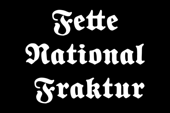 Fette National Fraktur: Mastering the Spooky Blackletter Aesthetic