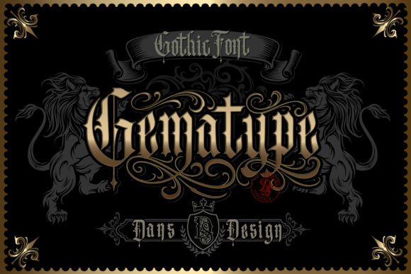 Gematype: A Modern Blackletter for Bold Branding