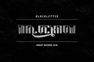 Malocknow: A Bold Vector Typeface for Striking Designs
