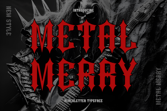 Metal Merry: A Typeface Forged in the Fire of Rock