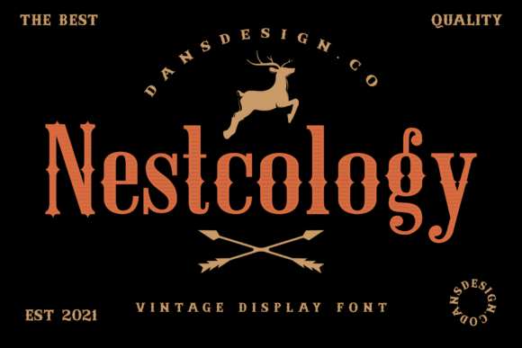 Nestcology: The Blackletter Font with a Vintage Soul