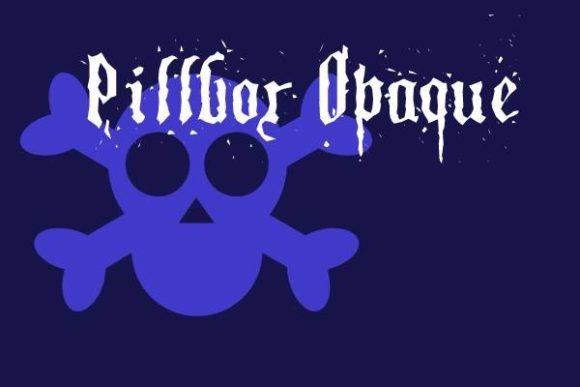 Pillbox Opaque: A Gothic Blackletter for Modern Crafters
