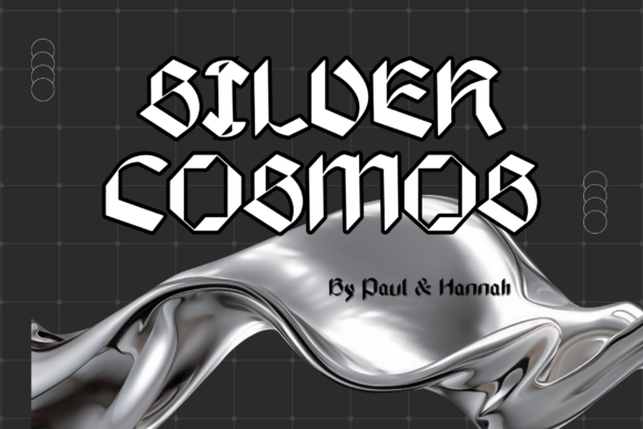 Silver Cosmos: A Blackletter Font for Bold Modern Projects