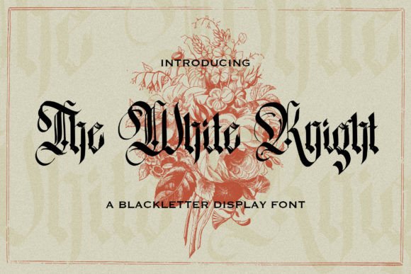 The White Knight: Command Attention with Authentic Blackletter Style