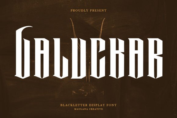 Valuckar: A Modern Victorian Font for Bold Branding